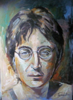 John Lennon  - Acryl 50 x 70 cm